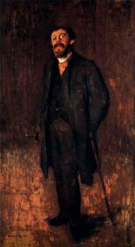 Edvard Munch : Portrait of the Painter Jensen Hjell